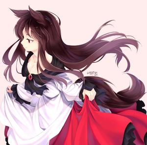 Rating: Safe Score: 0 Tags: 今泉影狼 imaizumi_kagerou red_eyes brown_hair ちくわさび User: tvkdm