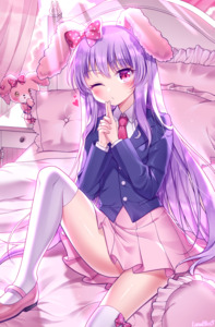Rating: Safe Score: 0 Tags: reisen_udongein_inaba 鈴仙•優曇華院•因幡 purple_hair red_eyes User: tvkdm